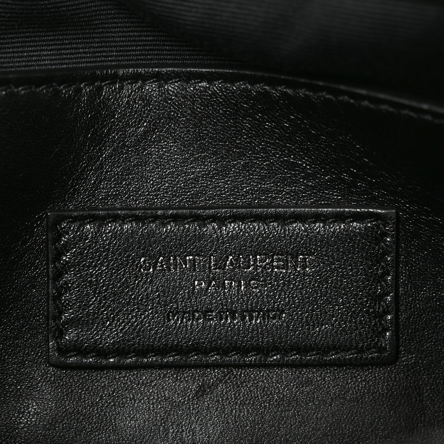 Grain De Poudre Medium West Hollywood Monogram Fold-Over Black