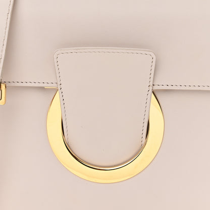 Salvatore Ferragamo Calfskin Medium Thalia Flap Shoulder Bag New Bisque 8 of 11