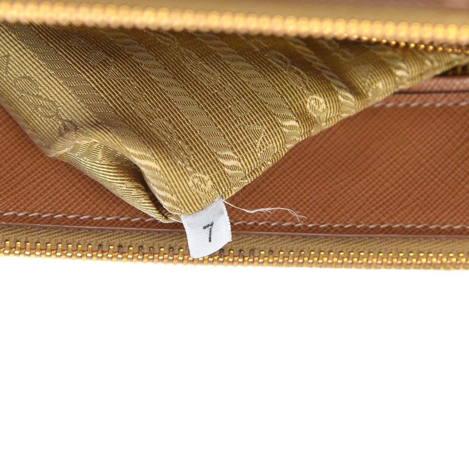 Prada Saffiano Small Galleria Double Zip Tote Caramel 7 of 10