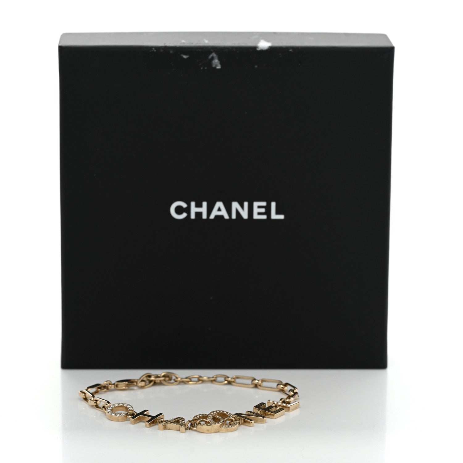 Chanel Metal Logo CC Chain Bracelet Gold 5 of 5