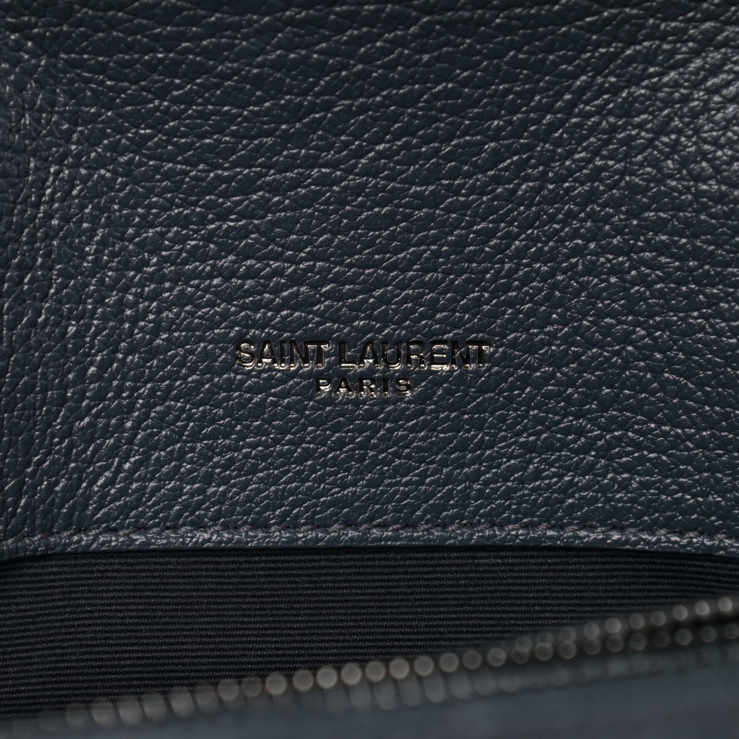 Sheepskin Matelasse Chevron Monogram Medium College Bag Dark Smog