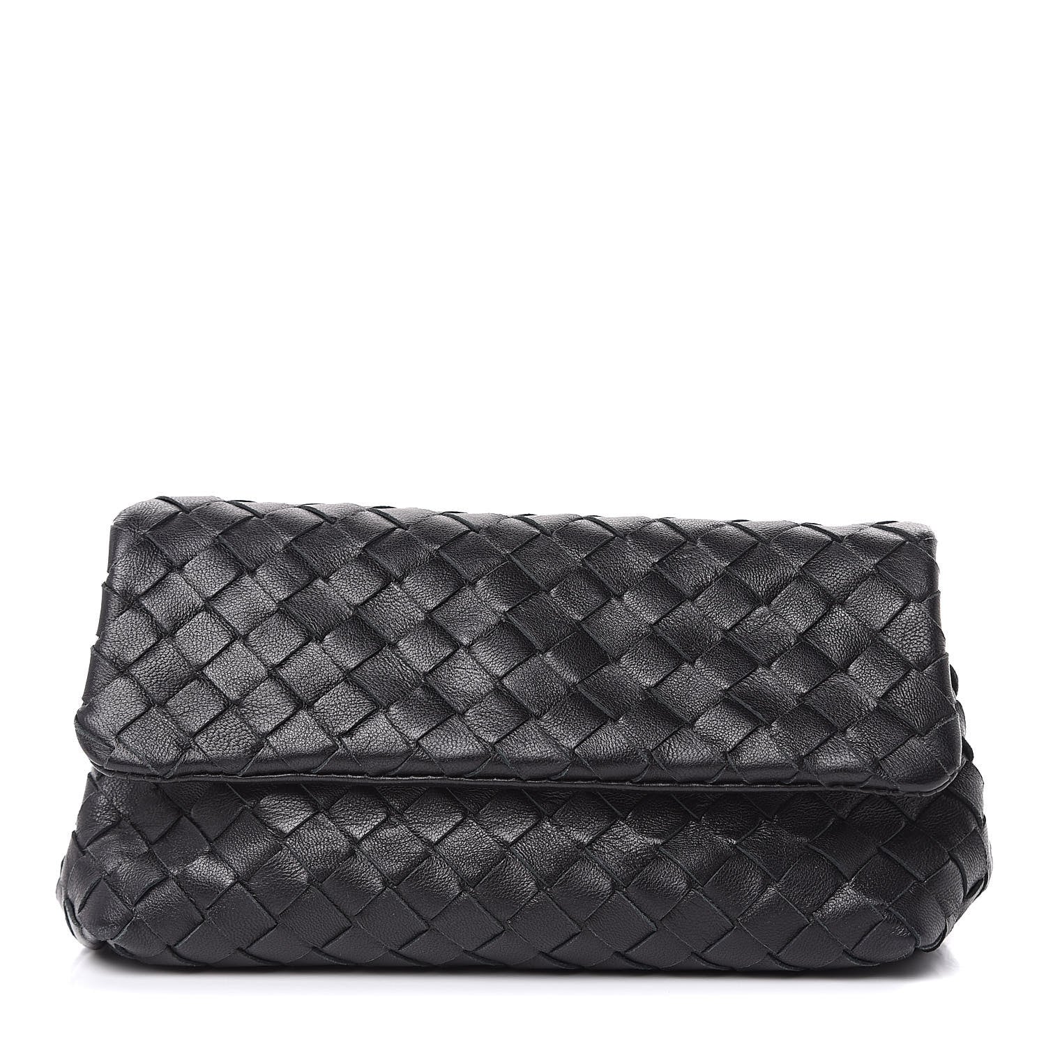 Bottega Veneta Nappa Intrecciato Cosmetic Case Black 1 of 10