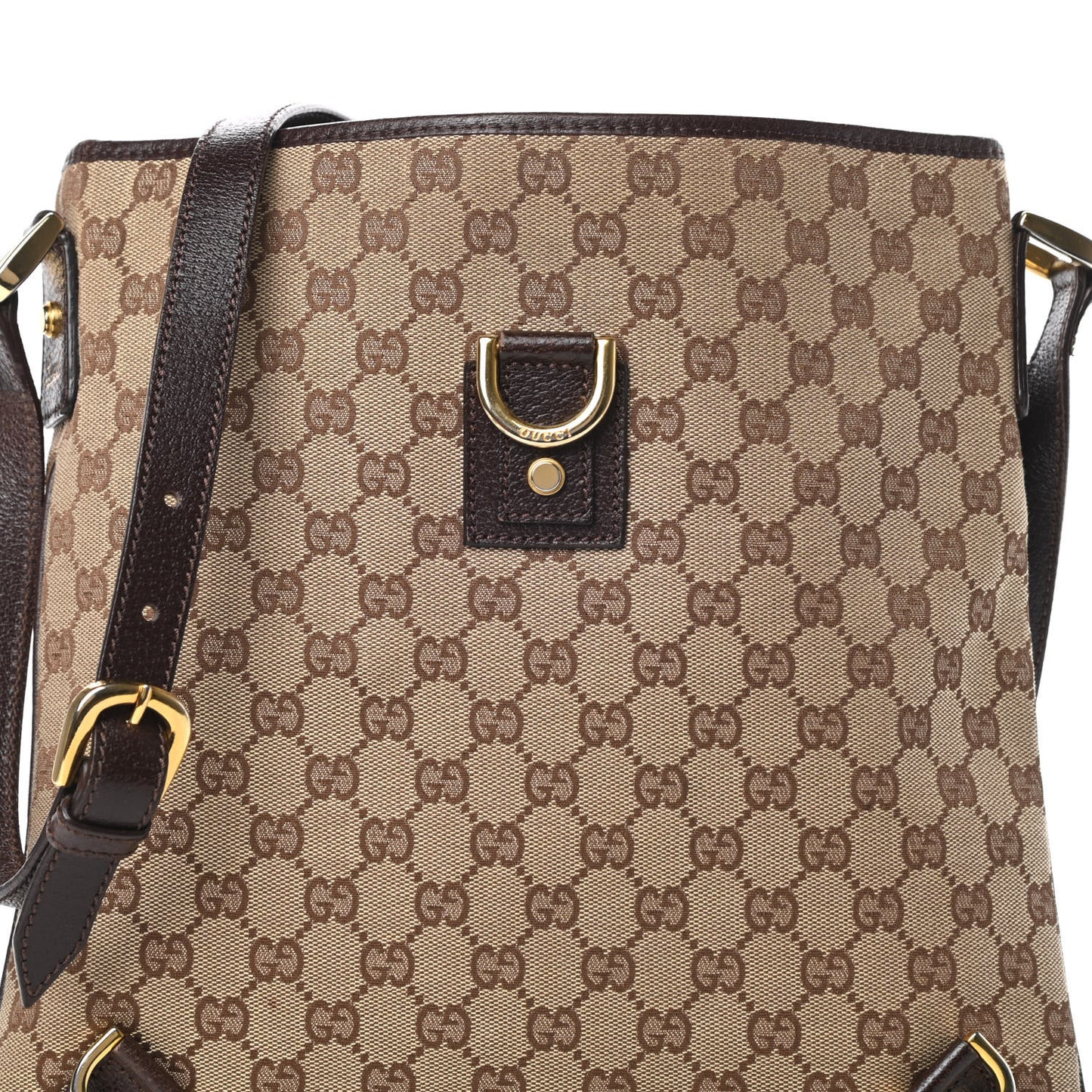 Monogram Abbey Messenger Bag Dark Brown