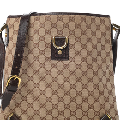Gucci Monogram Abbey Messenger Bag Dark Brown 8 of 11
