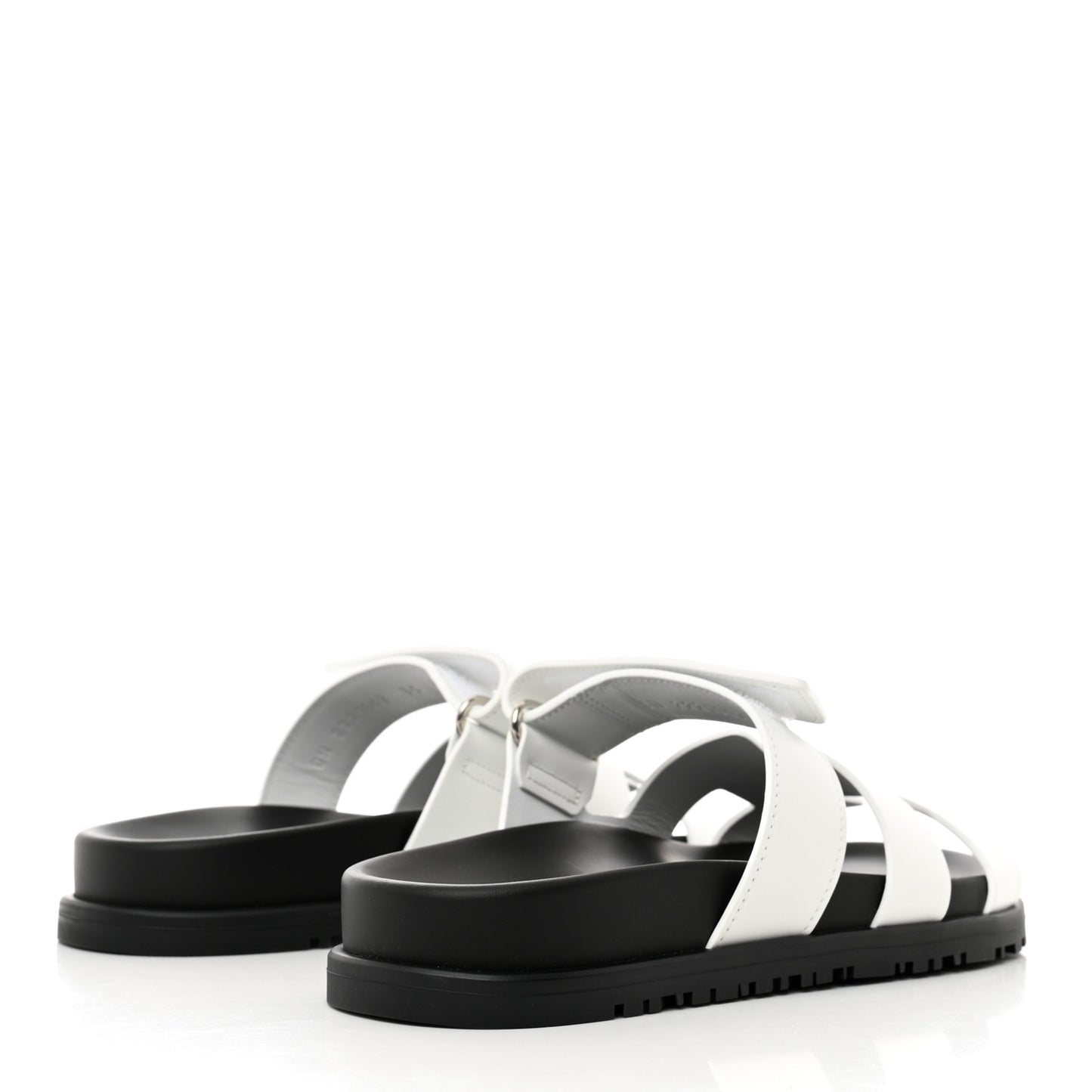 Calfskin Womens Chypre Sandals 35 White