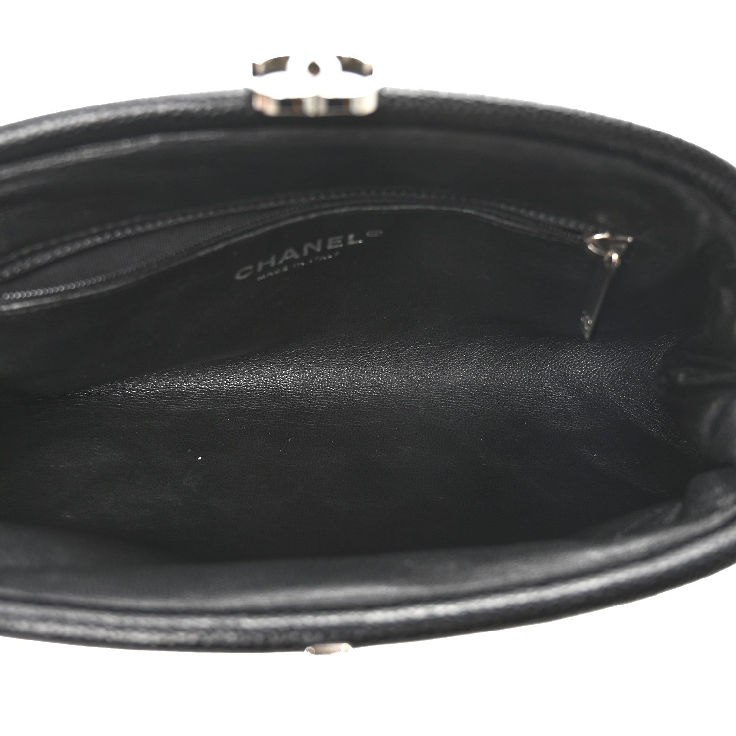 Chanel Caviar Quilted Timeless Clutch Black 4 of 10