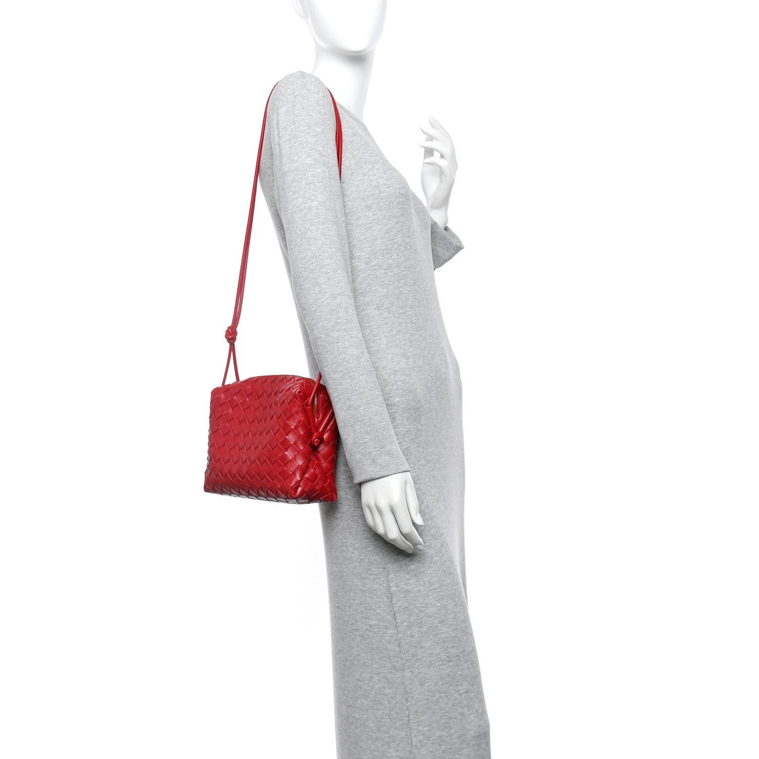 Bottega Veneta Nappa Intrecciato Small Loop Camera Bag Apple Candy 2 of 12