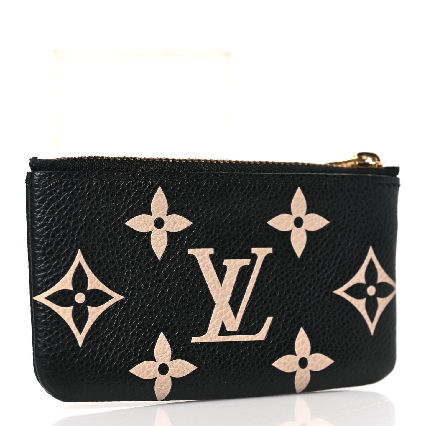 Empreinte Monogram Giant Key Pouch Black Beige