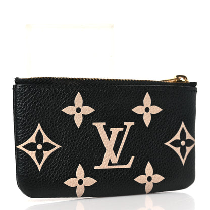 Louis Vuitton Empreinte Monogram Giant Key Pouch Black Beige 3 of 7