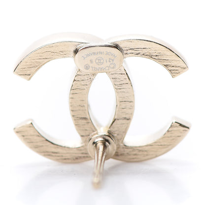 Chanel Crystal CC No 5 Earrings Gold 4 of 5