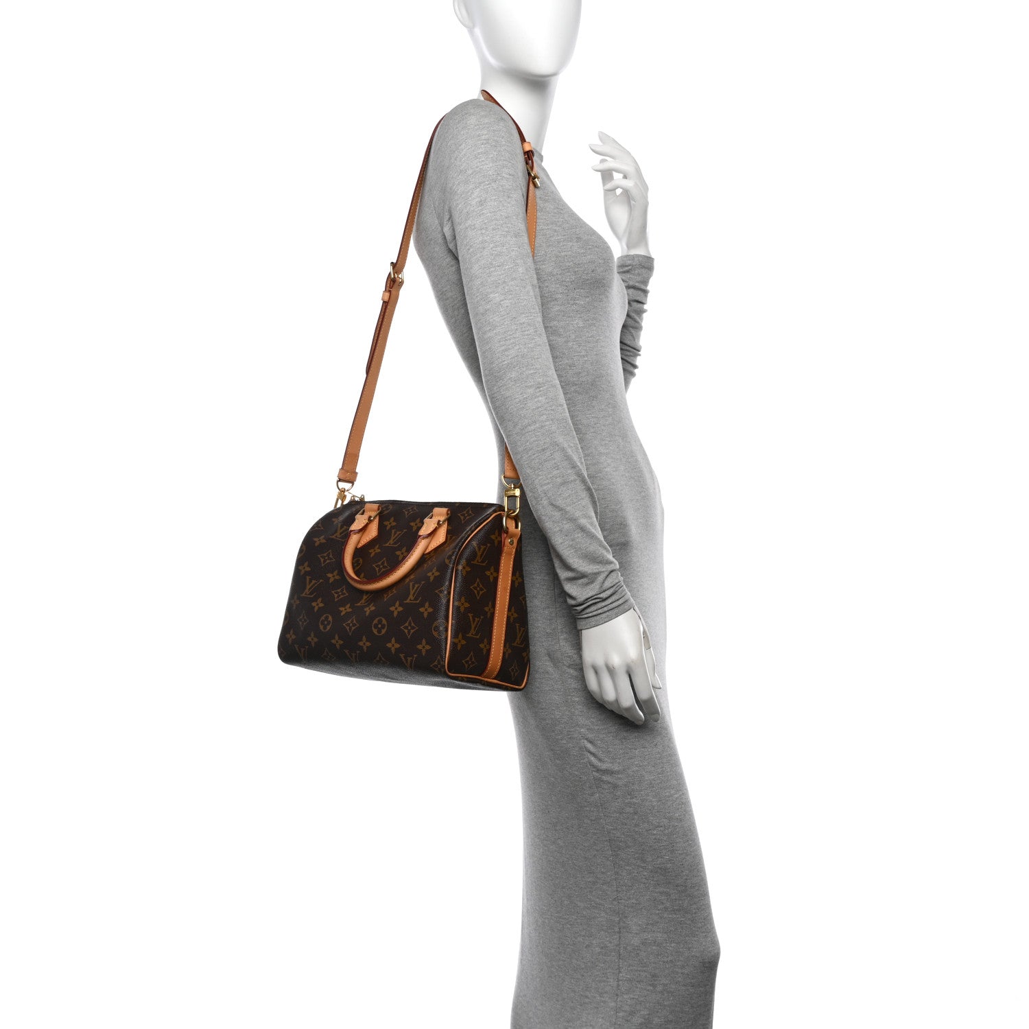 Louis Vuitton Monogram Speedy Bandouliere 25 2 of 15
