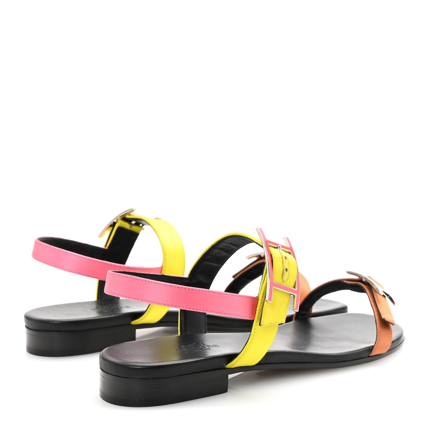 Satin Hapi Sandals 36 Multicolor