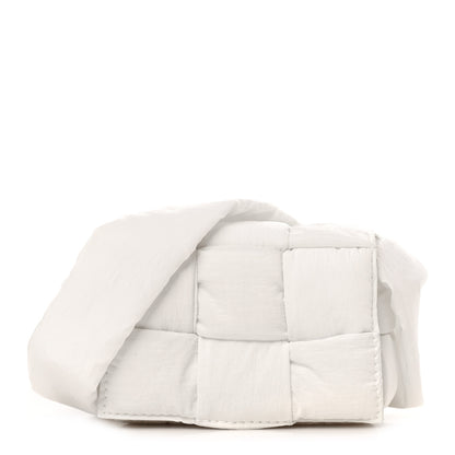 Bottega Veneta Nylon Intrecciato Padded Tech Candy Cassette Bag White 1 of 9