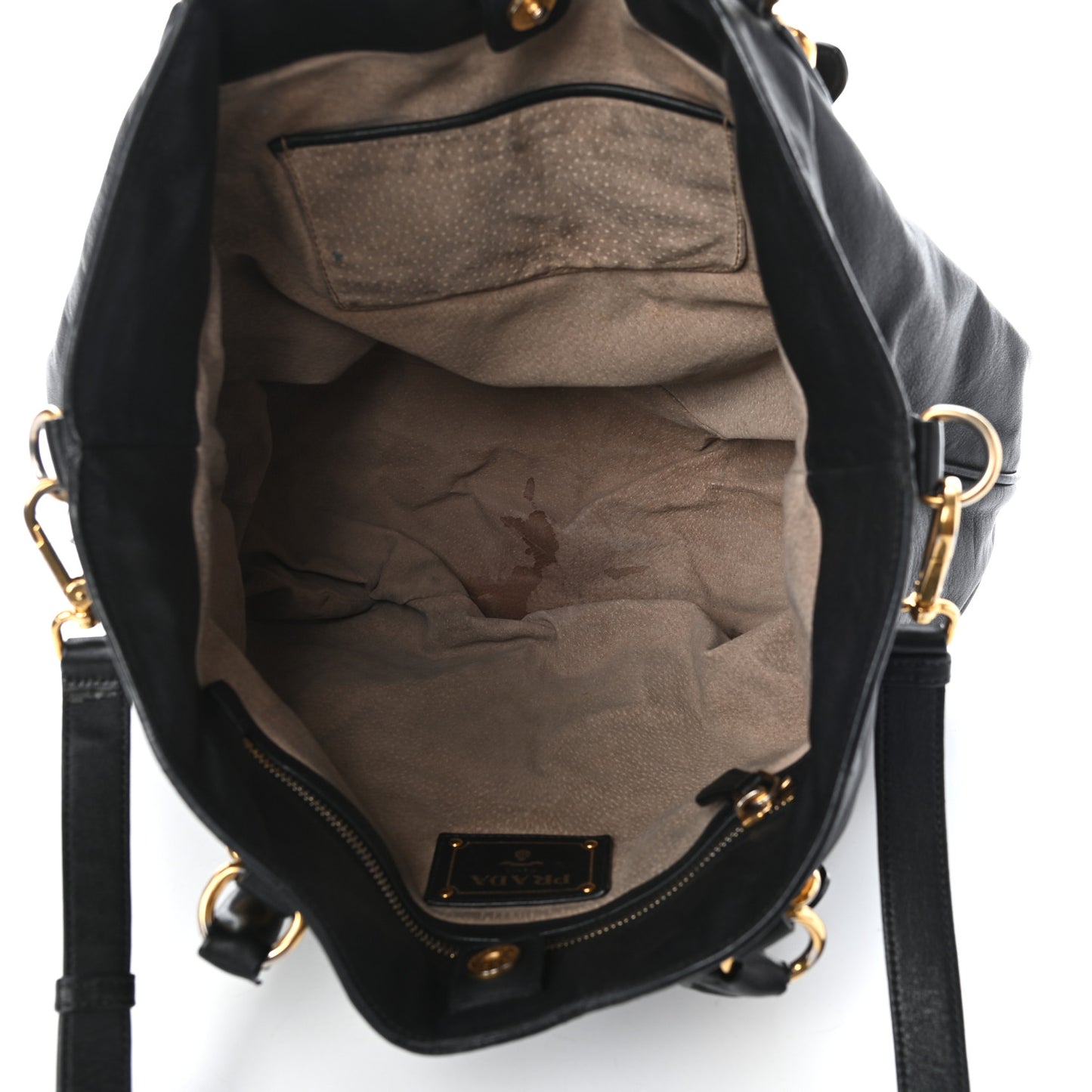 Soft Calfskin Shopping Tote Black