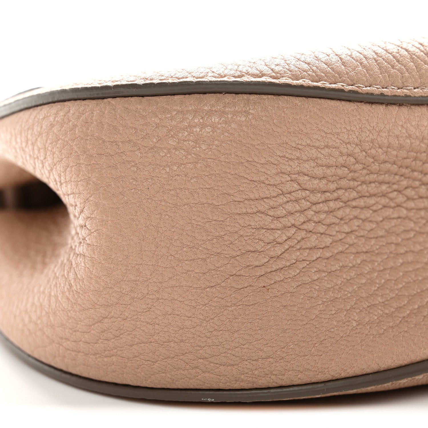 Chloe Grained Lambskin Mini Drew Shoulder Bag Cement Pink 8 of 9