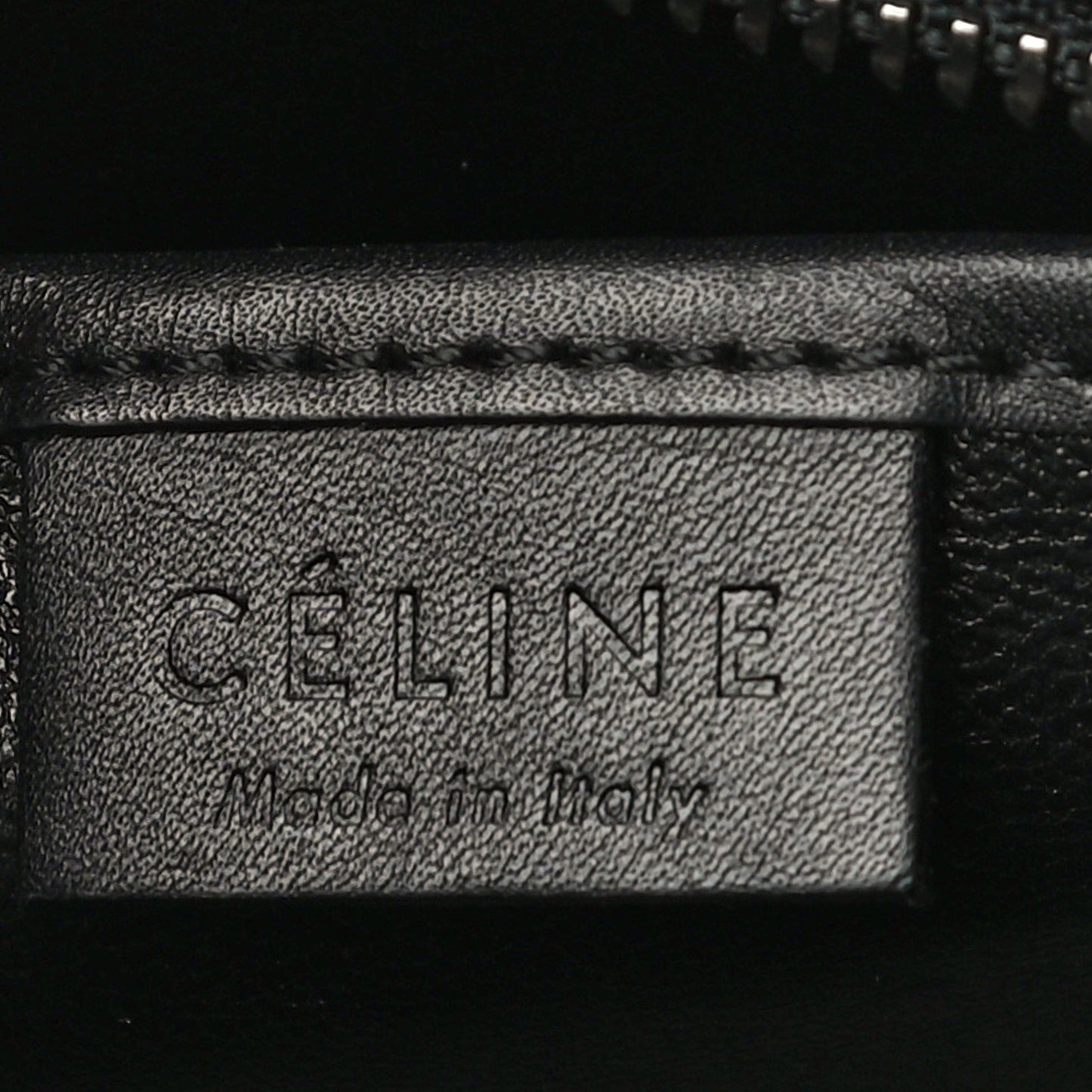 Smooth Drummed Calfskin Tri-color Nano Luggage Anthracite
