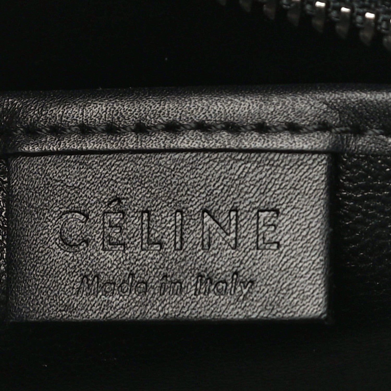 Celine Smooth Drummed Calfskin Tri-color Nano Luggage Anthracite 6 of 11