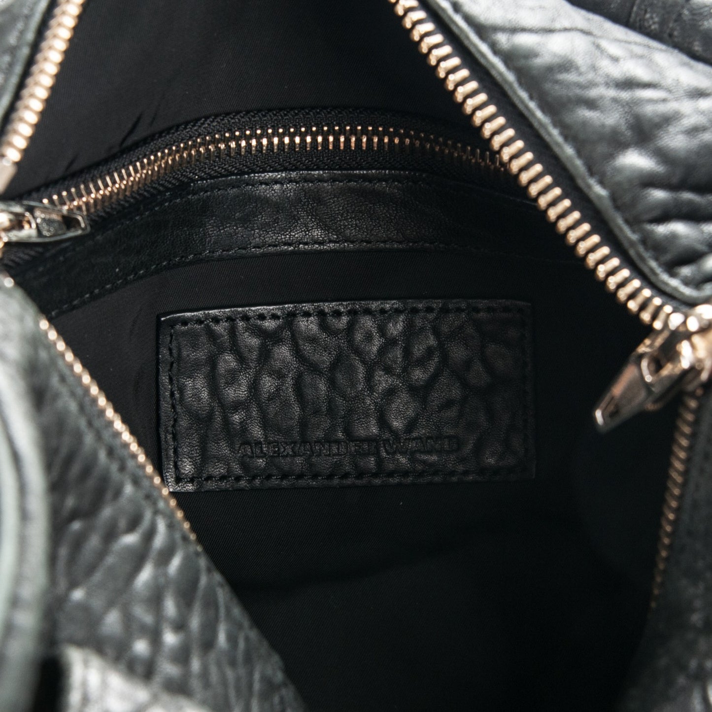 Pebbled Lambskin Rocco Black
