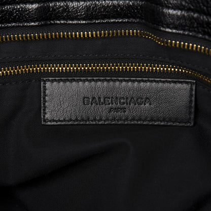 Balenciaga Chevre Gold Metallic Edge Hardware City Black 6 of 9