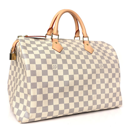 Louis Vuitton Damier Azur Speedy 35 3 of 9