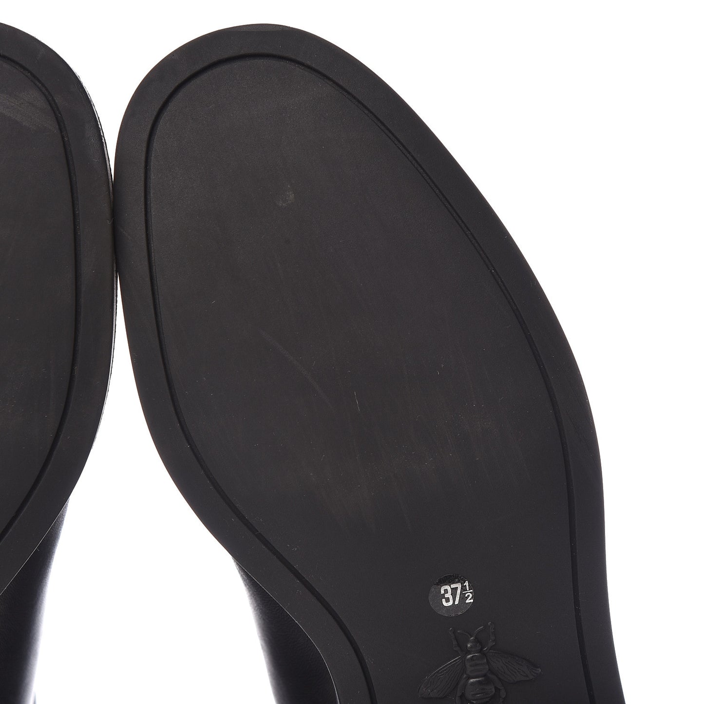 Nappa Matelasse Ankle Boots 37.5 Black