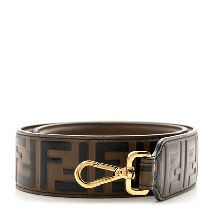 Fendi Vitello Century Bi-Color FF 1974 Embossed Strap You Maya Black 1 of 7