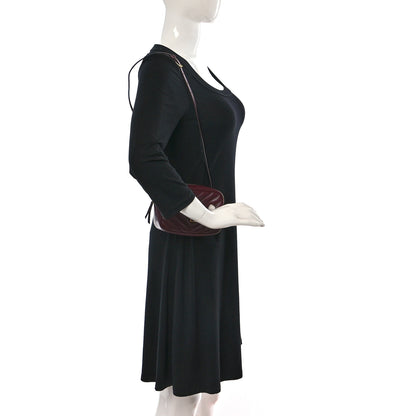 Saint Laurent Calfskin Matelasse Monogram Lou Belt Bag Dark Legion Red 2 of 9