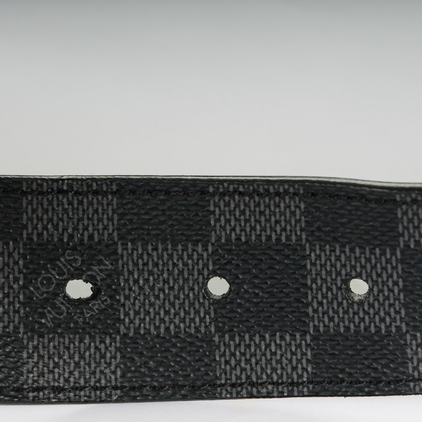 Damier Graphite 40mm LV Initiales Belt 95 38
