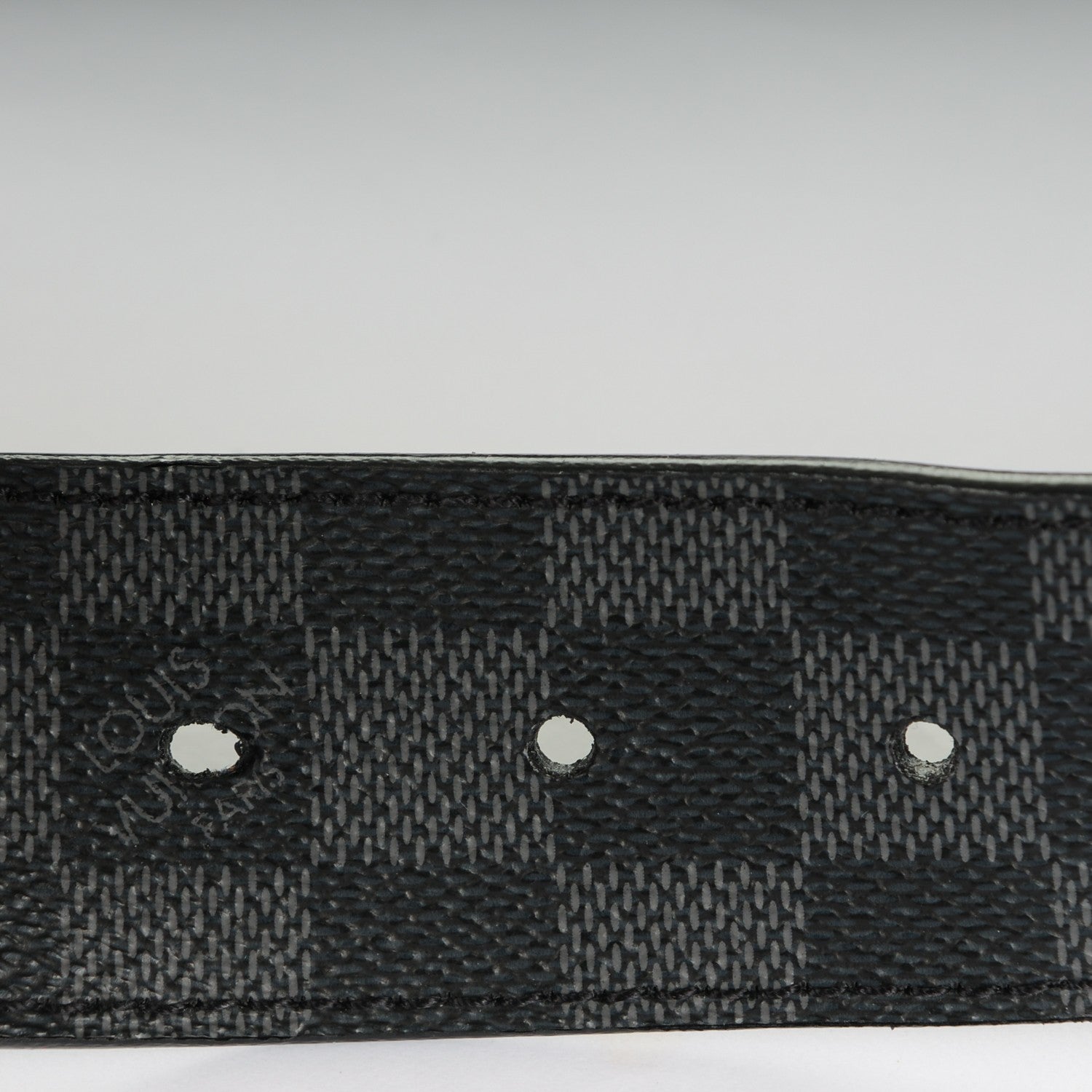 Louis Vuitton Damier Graphite 40mm LV Initiales Belt 95 38 5 of 7