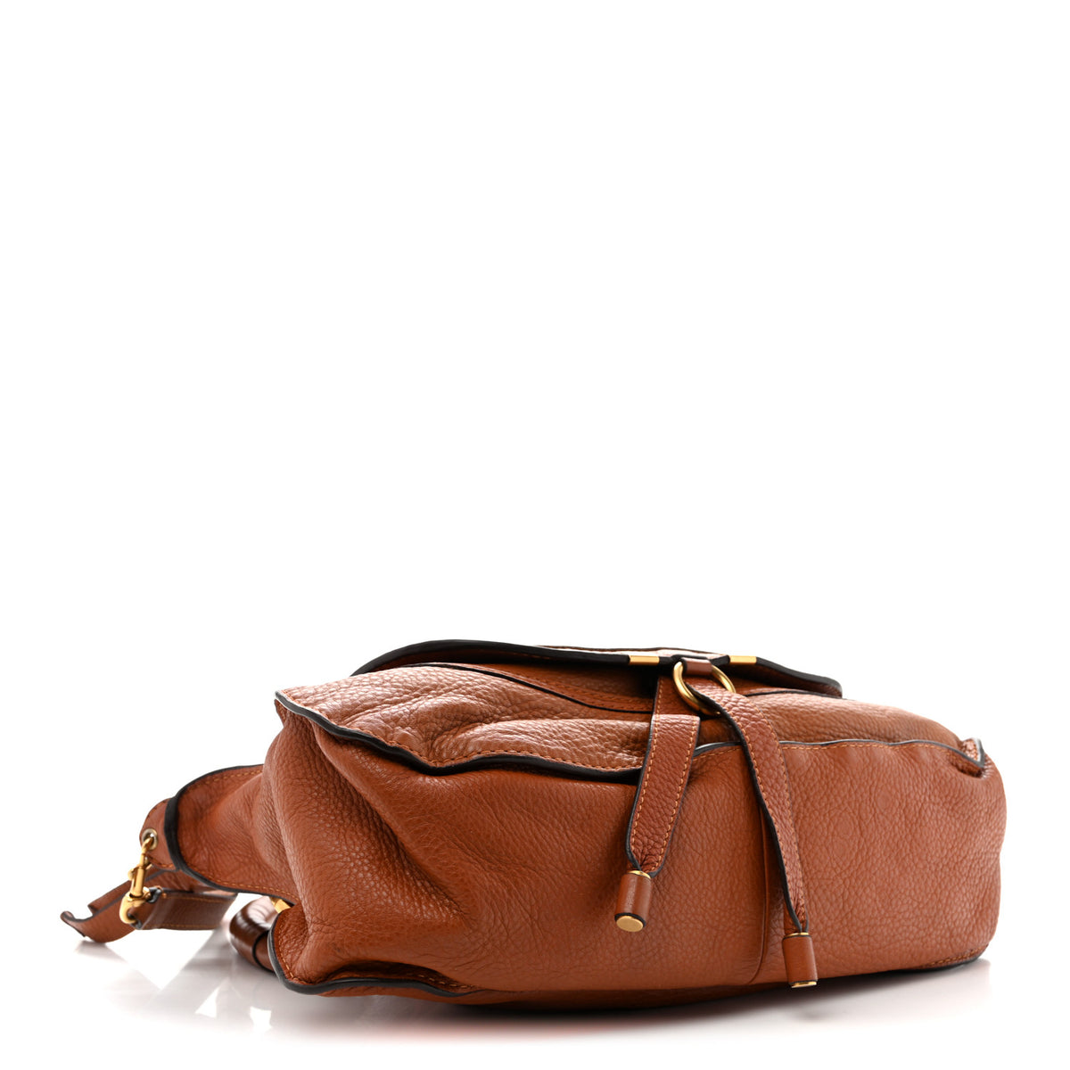 Calfskin Medium Marcie Satchel Tan