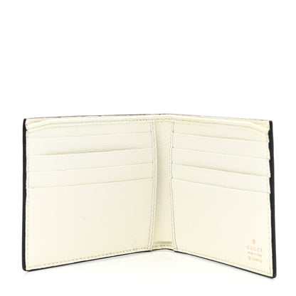 Gucci X LIBERTY OF LONDON Calfskin Floral Fawn Print Bi-Fold Wallet Multicolor Purple Ivory 5 of 8