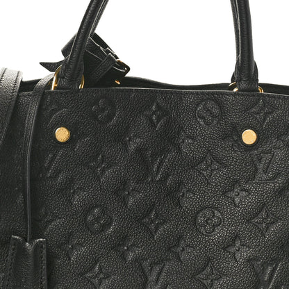 Louis Vuitton Empreinte Montaigne MM Black 7 of 9