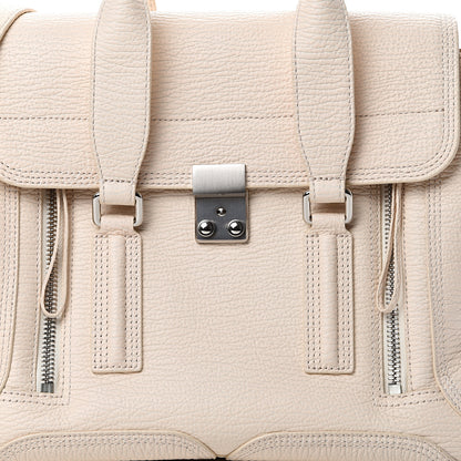 3.1 Phillip Lim 3.1 Textured Calfskin Medium Pashli Satchel Milk 7 of 10