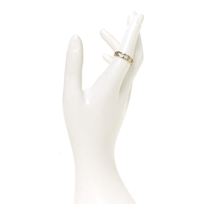 Chanel Metal CC Ring 54 7 Gold 2 of 4