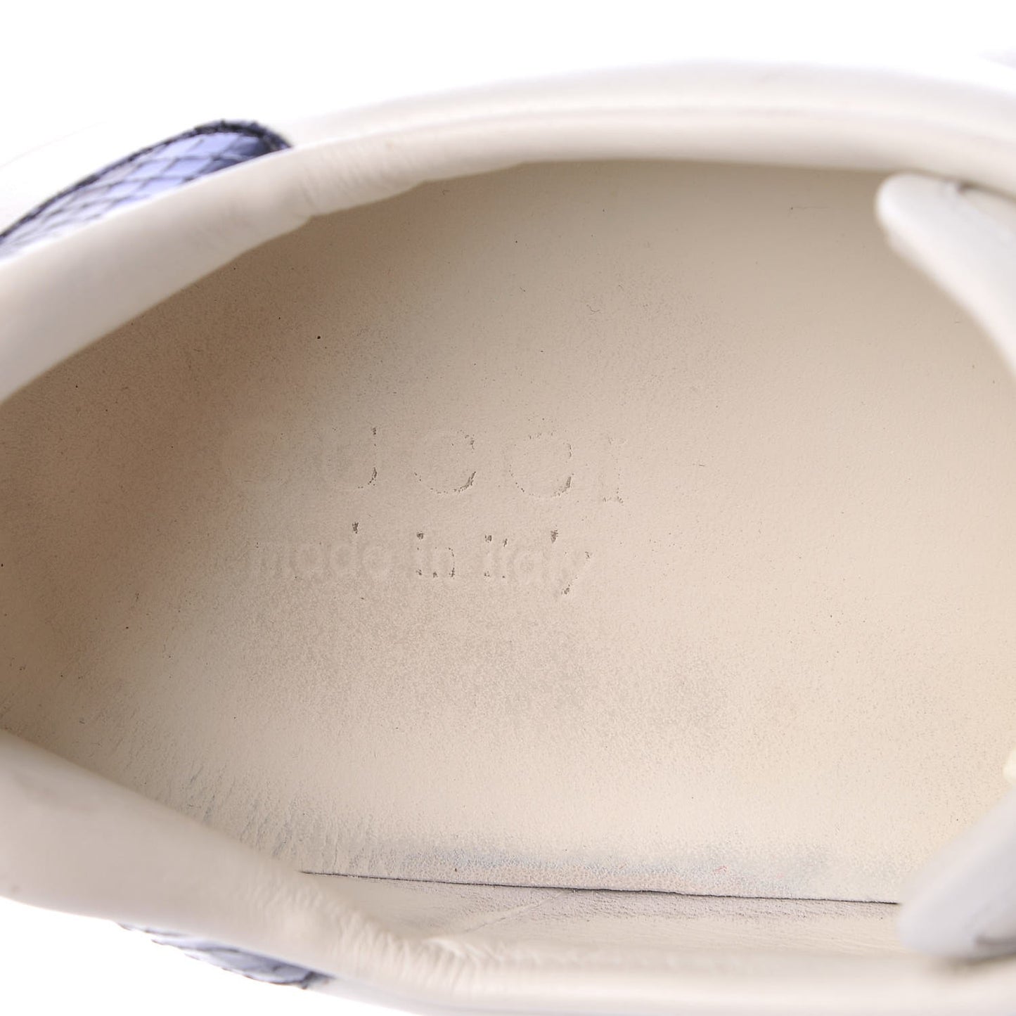 Calfskin Ayers Web UFO Dragon Embroidered Mens Ace Sneakers 9 White