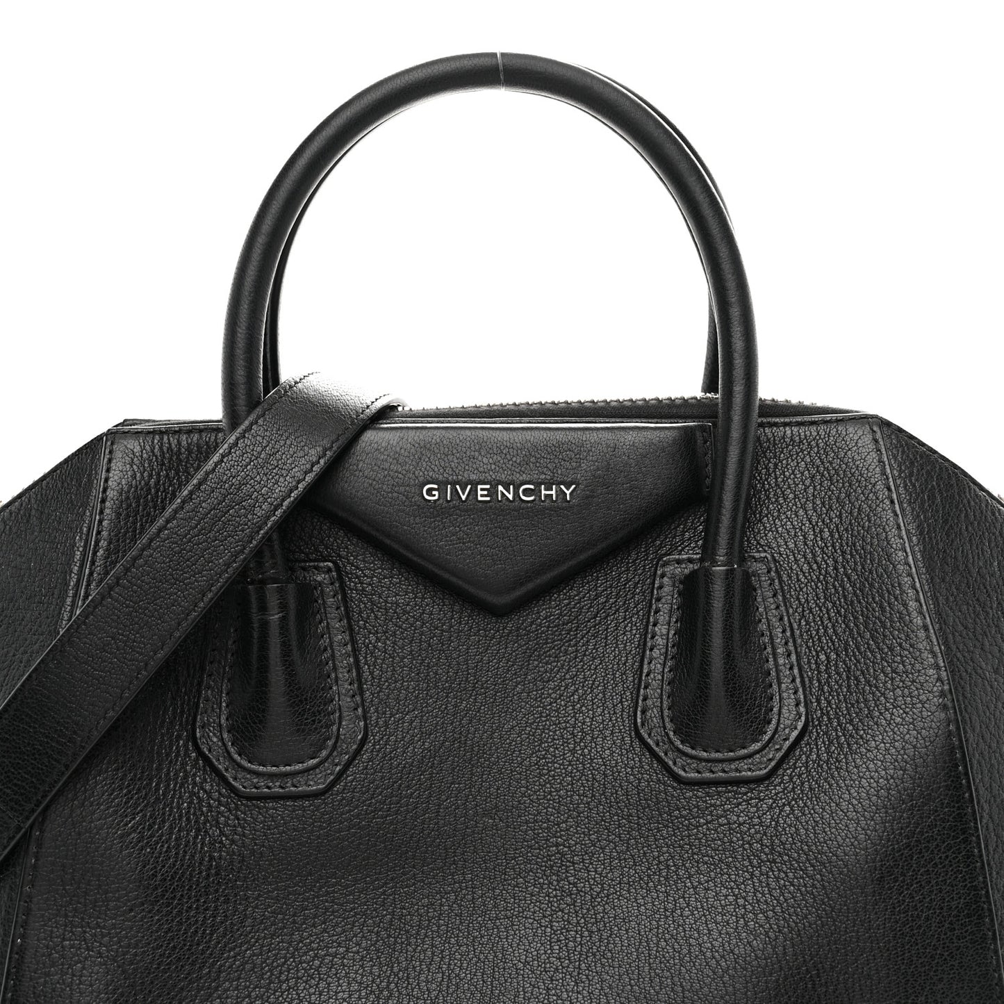 Sugar Goatskin Small Antigona Black