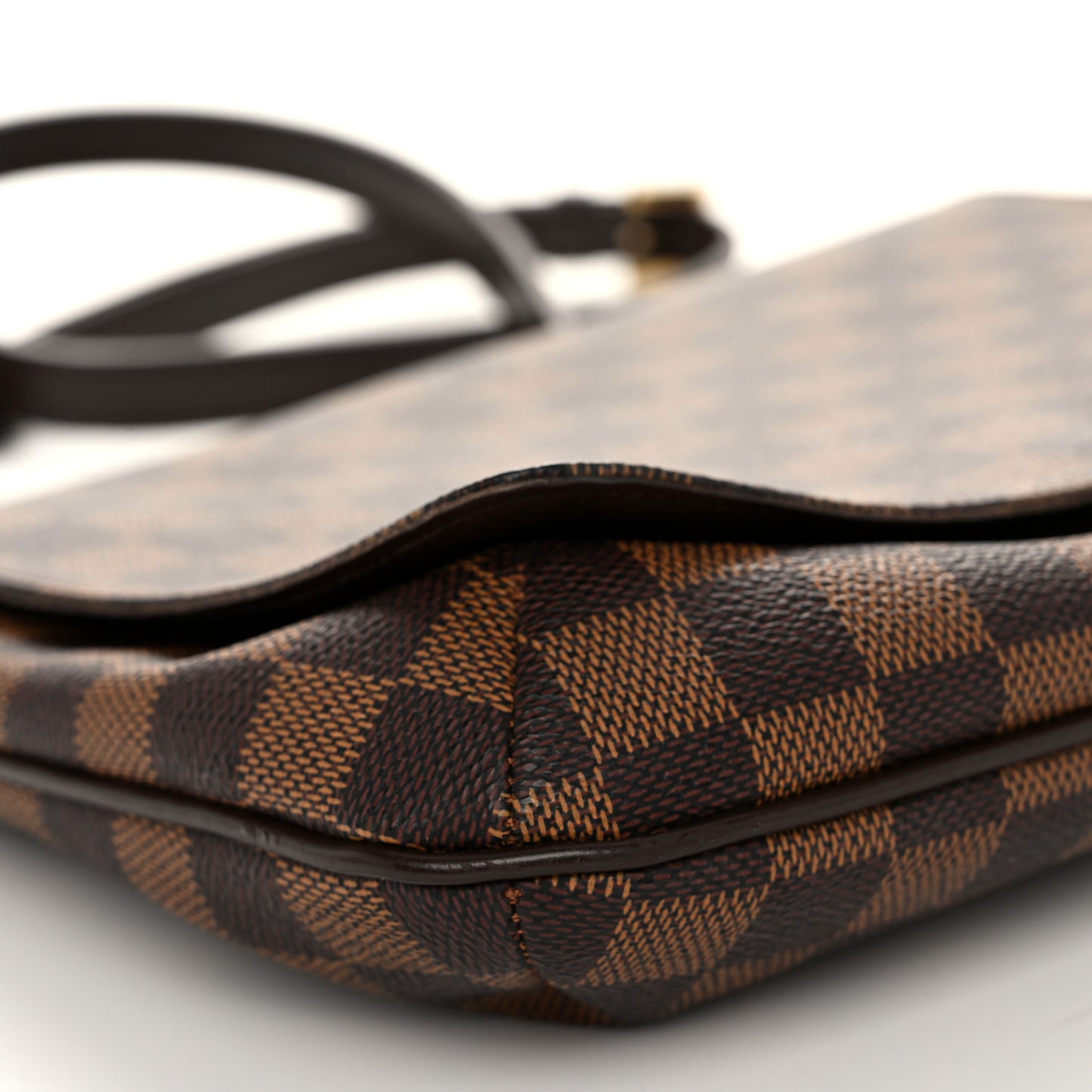 Damier Ebene Musette Tango Long Strap