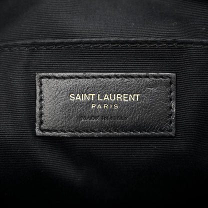 Saint Laurent Calfskin Matelasse Monogram Lou Camera Bag Black 6 of 15