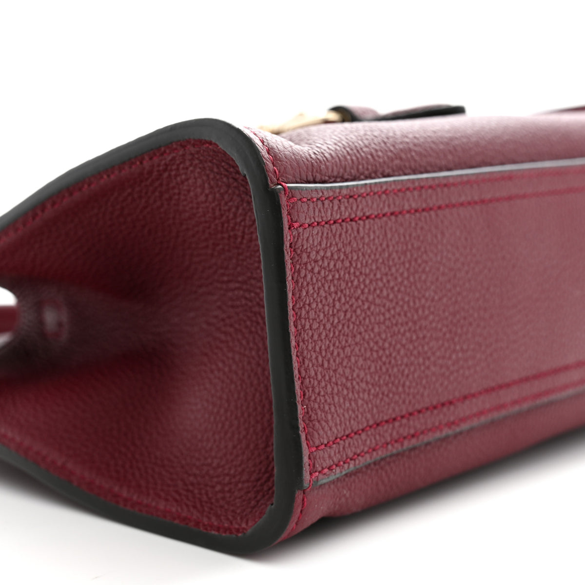 Gucci Pebbled Calfskin Small Jackie Tote Ancora Red 9 of 11