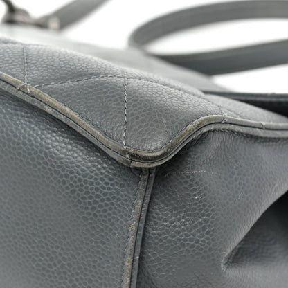 Chanel Caviar Quilted Large Retro Class Flap Grey 14 of 23