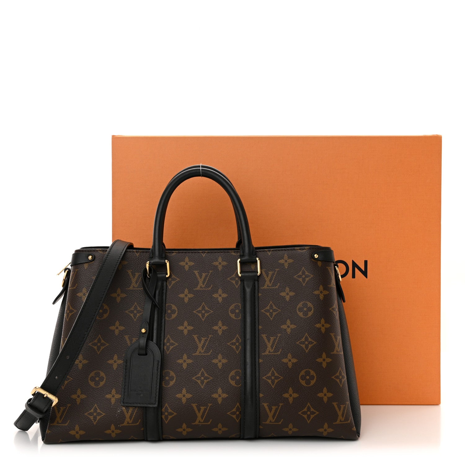 Louis Vuitton Monogram Soufflot MM Black 13 of 13