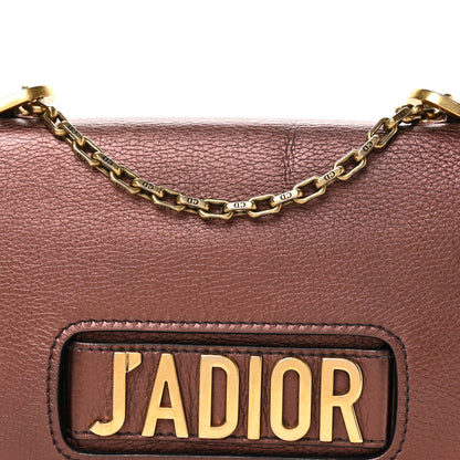 Christian Dior Metallic Calfskin J'Adior Chain Flap Bag Noisette 9 of 13