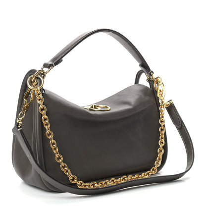 Mulberry Small Classic Grain Calfskin Small Leighton Dark Grey 2 of 7