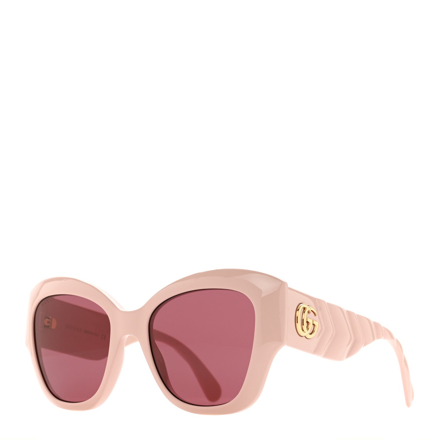 Gucci Acetate GG Butterfly Sunglasses GG0808S Pink 1 of 8