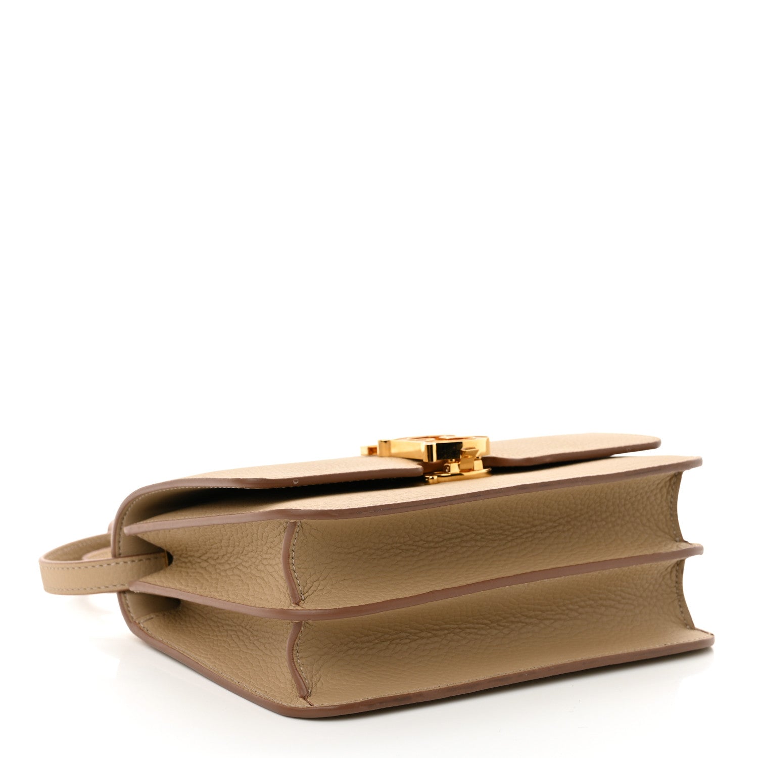 Burberry Grained Calfskin Small TB Bag Oat Beige 4 of 10