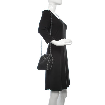 Stella McCartney Shaggy Deer Tiny Falabella Tote Black 2 of 8
