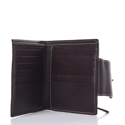 Gucci GG Monogram Ladies Web French Flap Wallet Brown 5 of 8