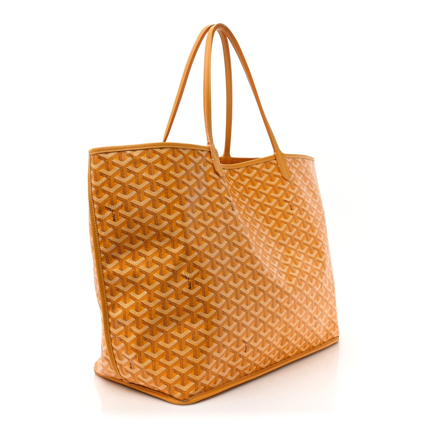 Goyard Goyardine Reversible Anjou GM Yellow 4 of 21
