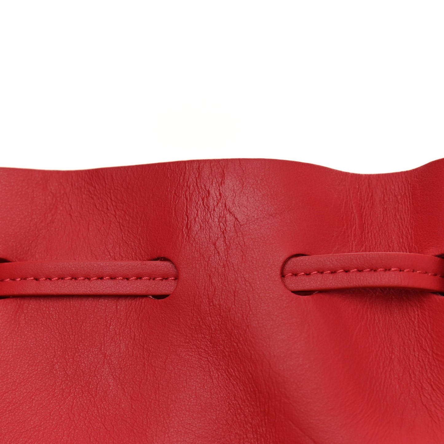 Calfskin Mini Bucket Bag Flamma
