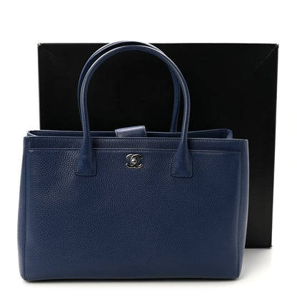 Chanel Calfskin Cerf Executive Shopper Tote Marine 11 of 11